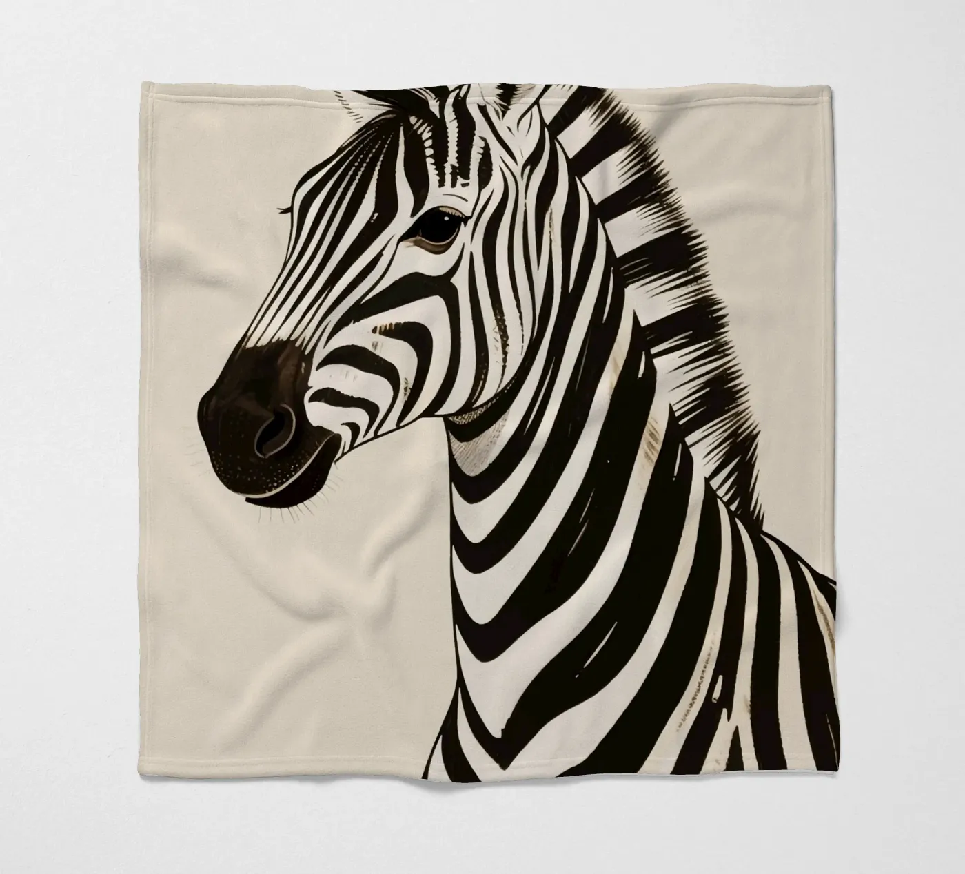 Zebra Fleecedecke von knowledge