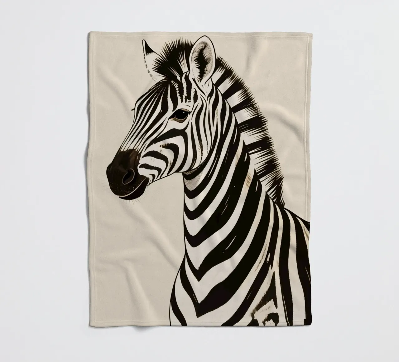 Zebra coperta in pile da knowledge