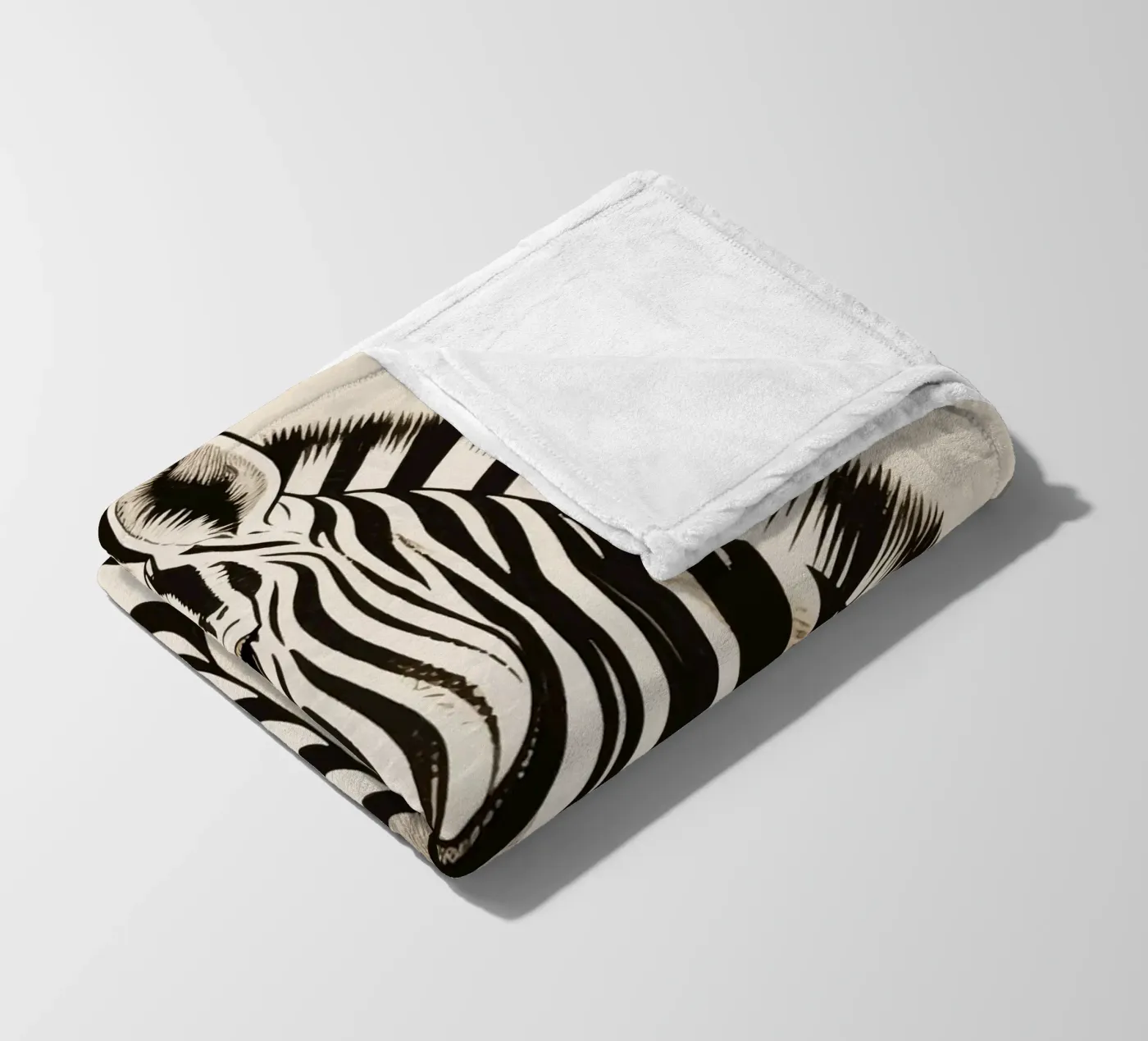 Zebra Fleecedecke von knowledge