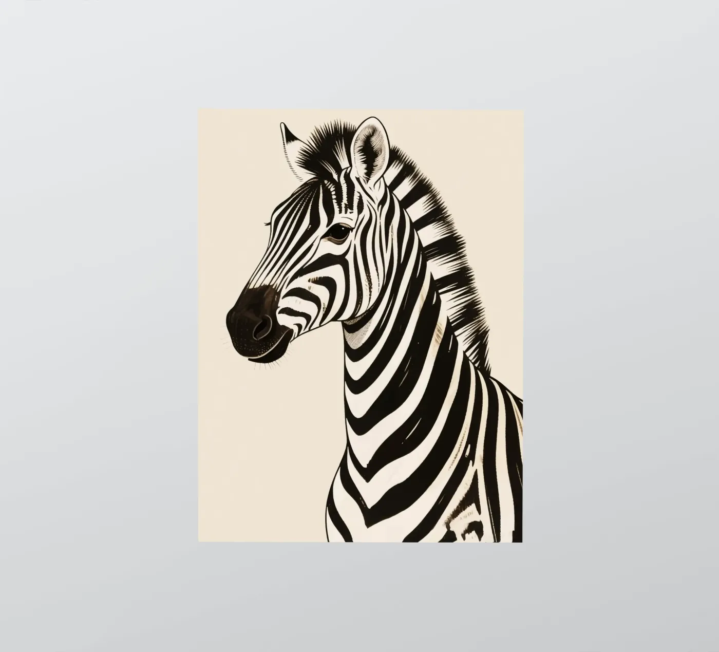 Zebra sticker van knowledge