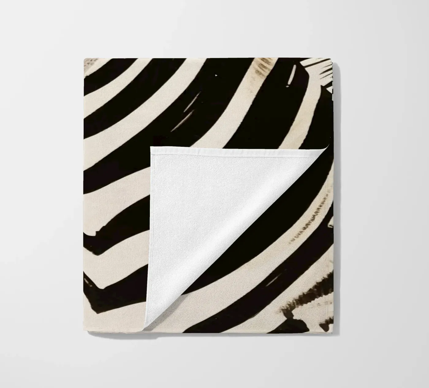 Zebra beach towel by knowledge