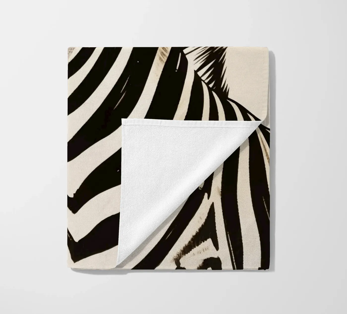 Zebra beach towel by knowledge