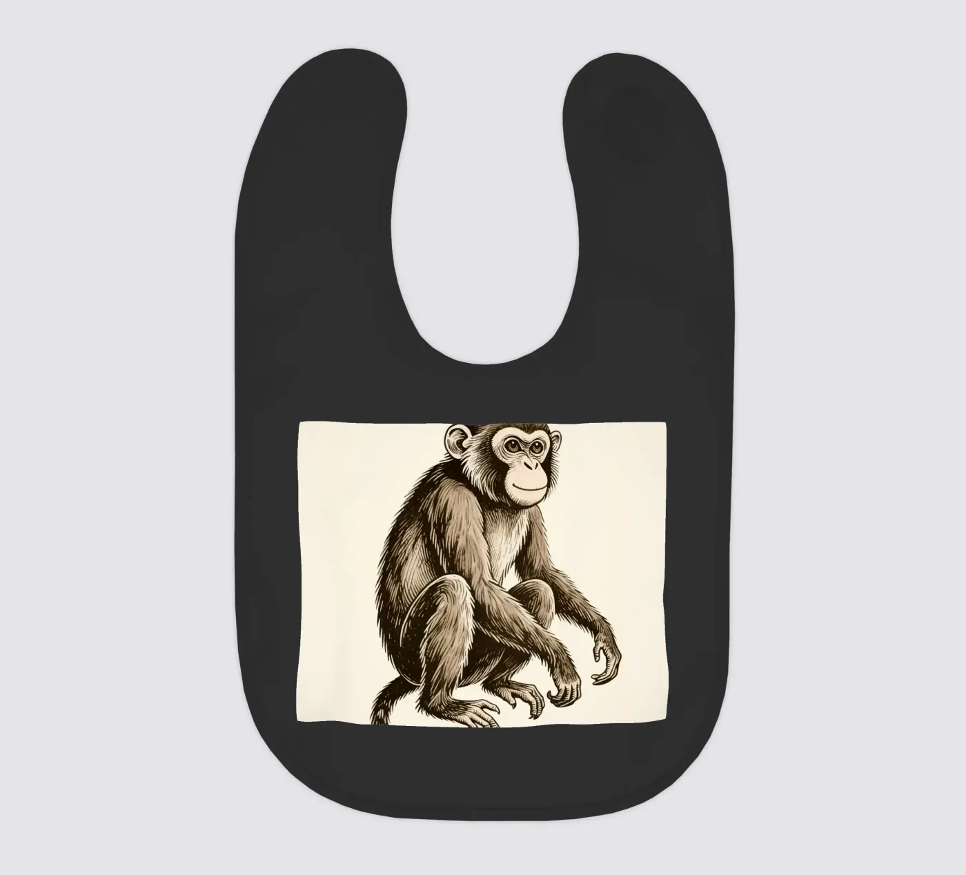 Affe Babylätzchen von knowledge