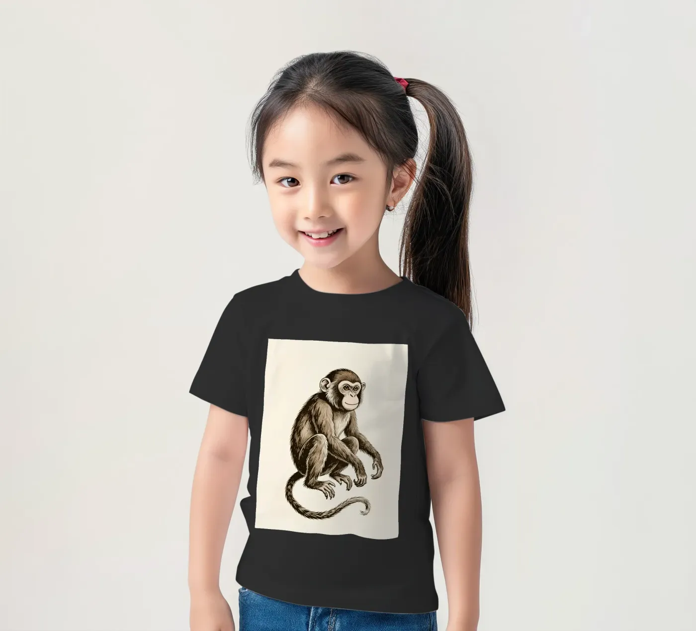 Monkey Kinder T-Shirt von knowledge