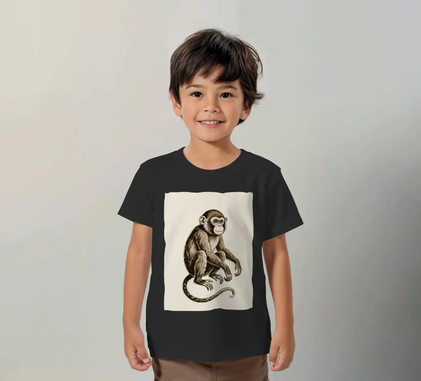 Monkey Kinder T-Shirt von knowledge