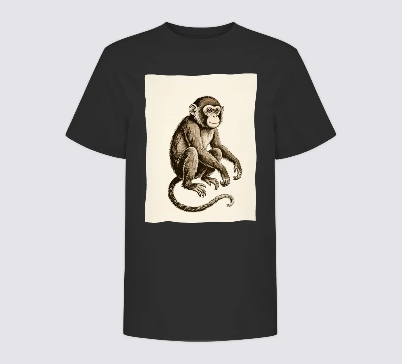 Scimmia t-shirt bambini da knowledge
