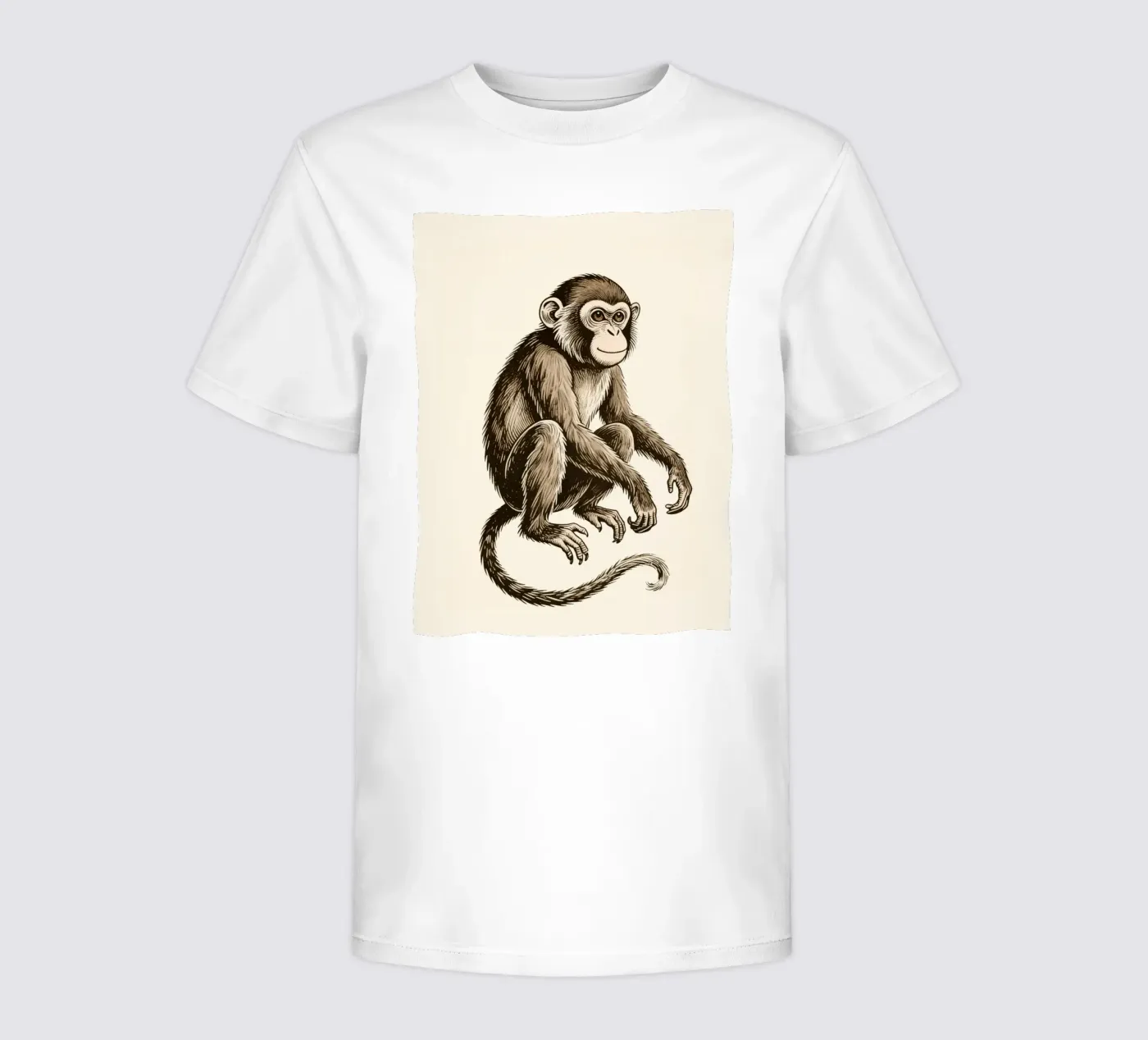 Scimmia t-shirt bambini da knowledge
