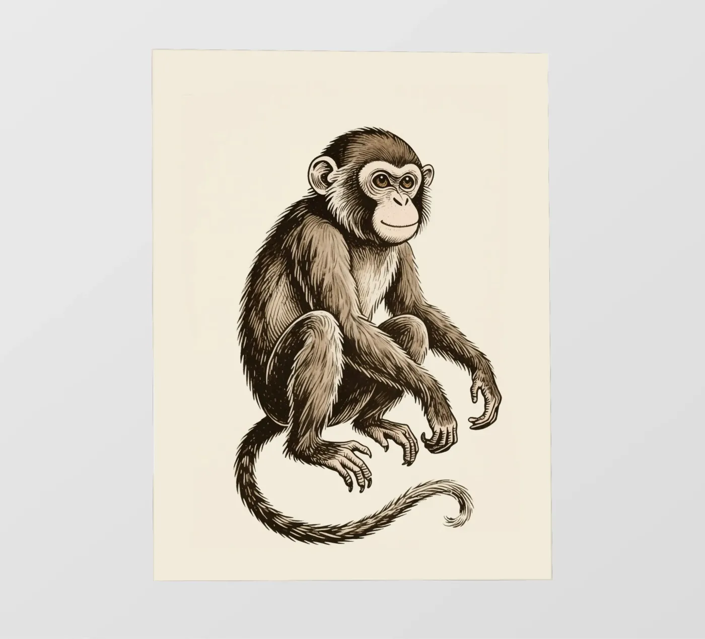 Affe Fototapete von knowledge