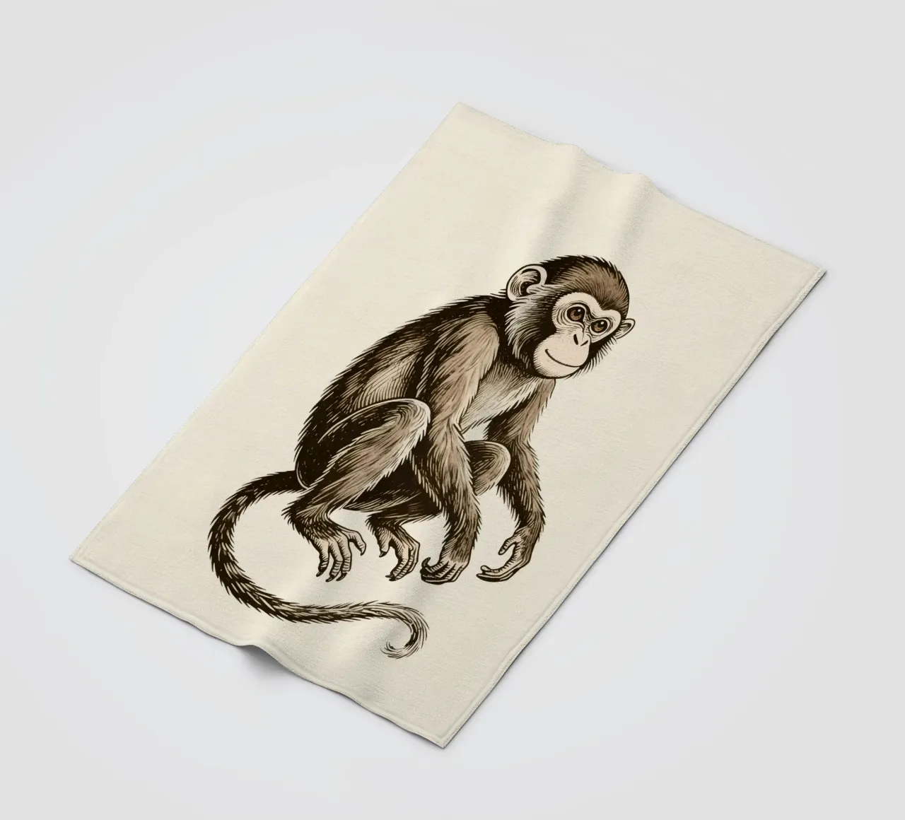 Affe Fleecedecke von knowledge