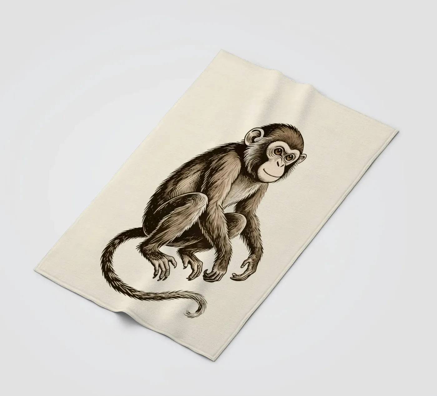 Affe Fleecedecke von knowledge
