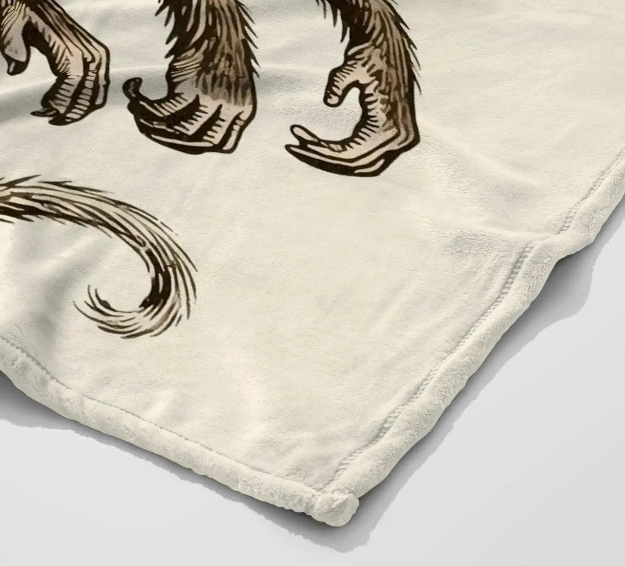 Affe Fleecedecke von knowledge