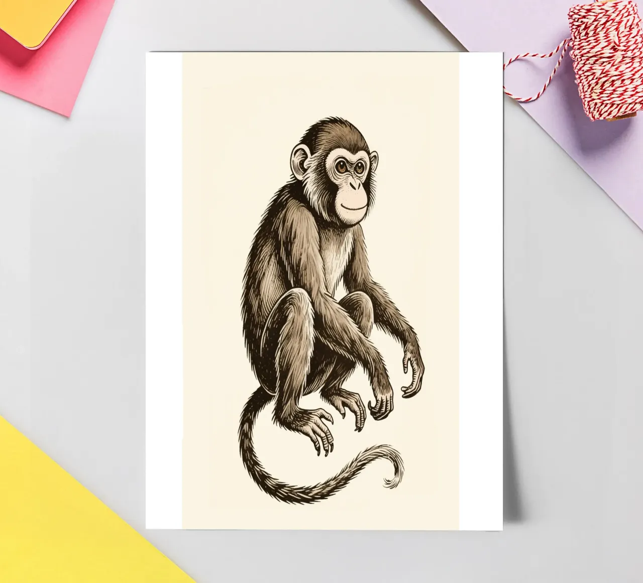 Monkey sticker sheet by knowledge