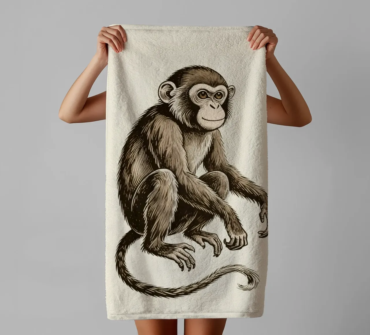 Monkey towel by knowledge