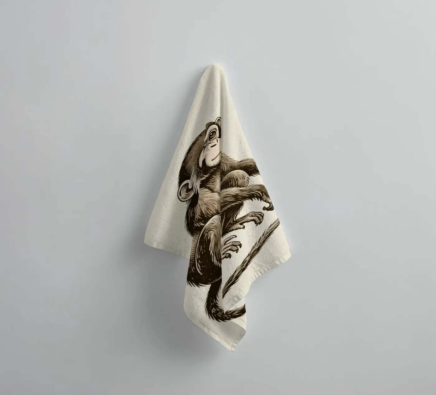 Monkey towel by knowledge