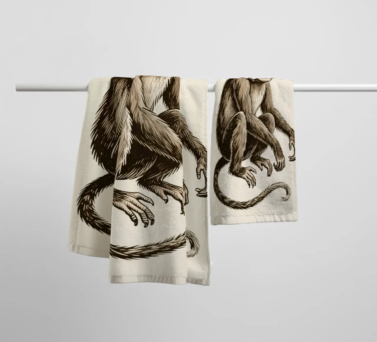 Monkey towel by knowledge