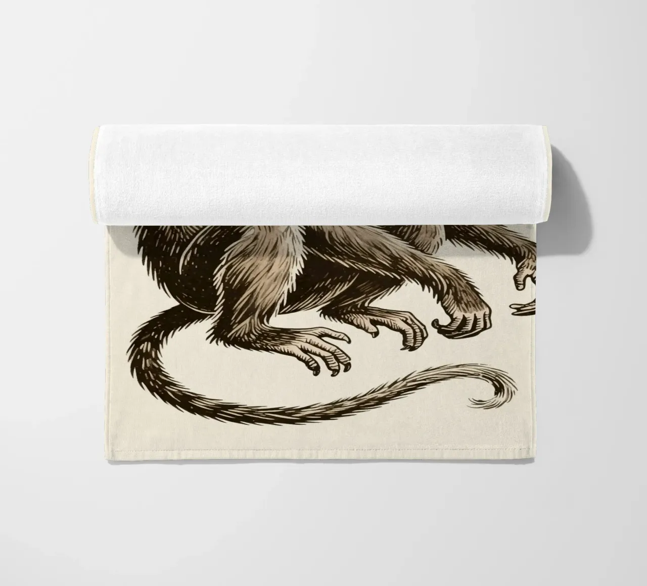 Aap strandhanddoek van knowledge