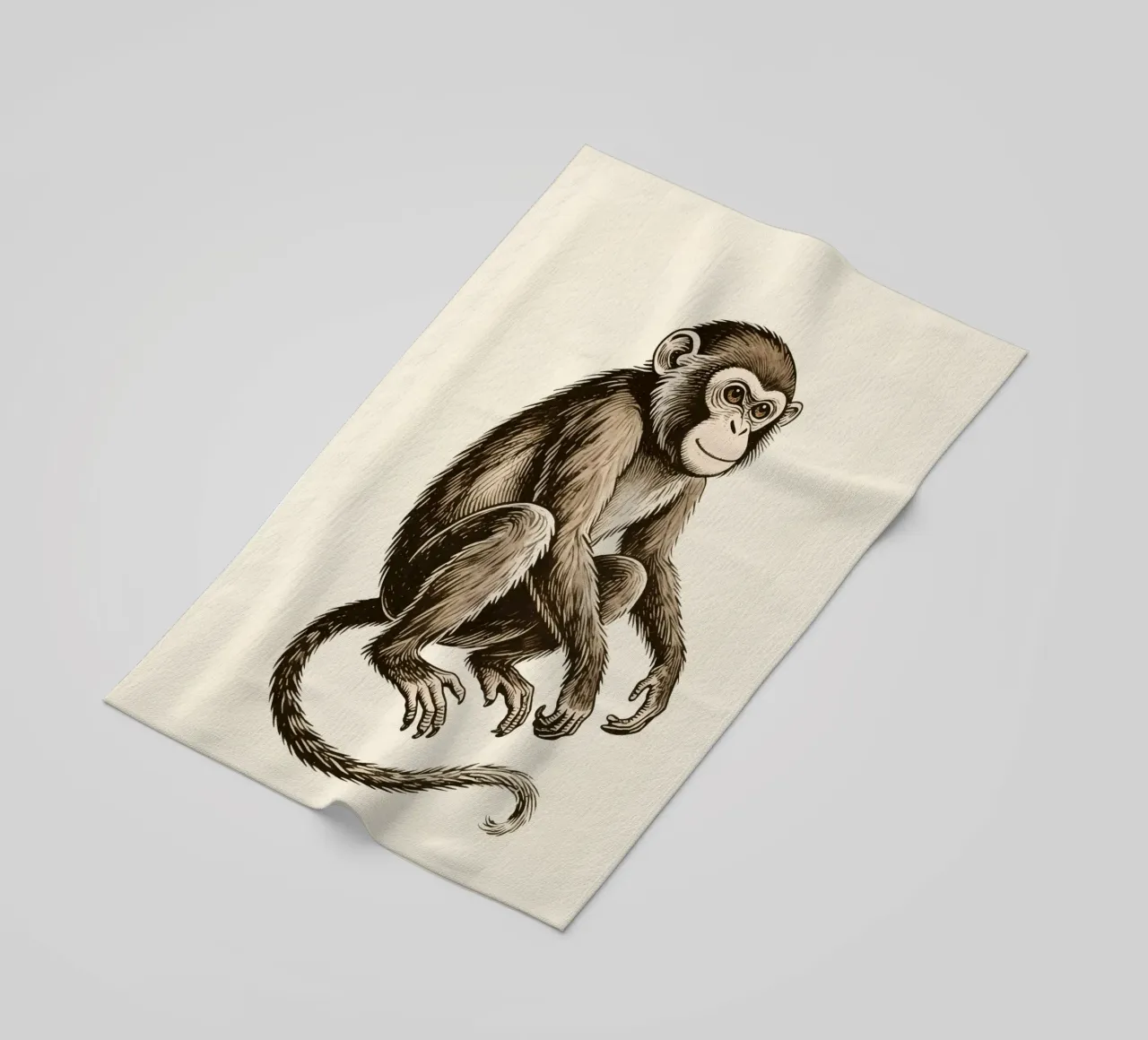 Aap strandhanddoek van knowledge