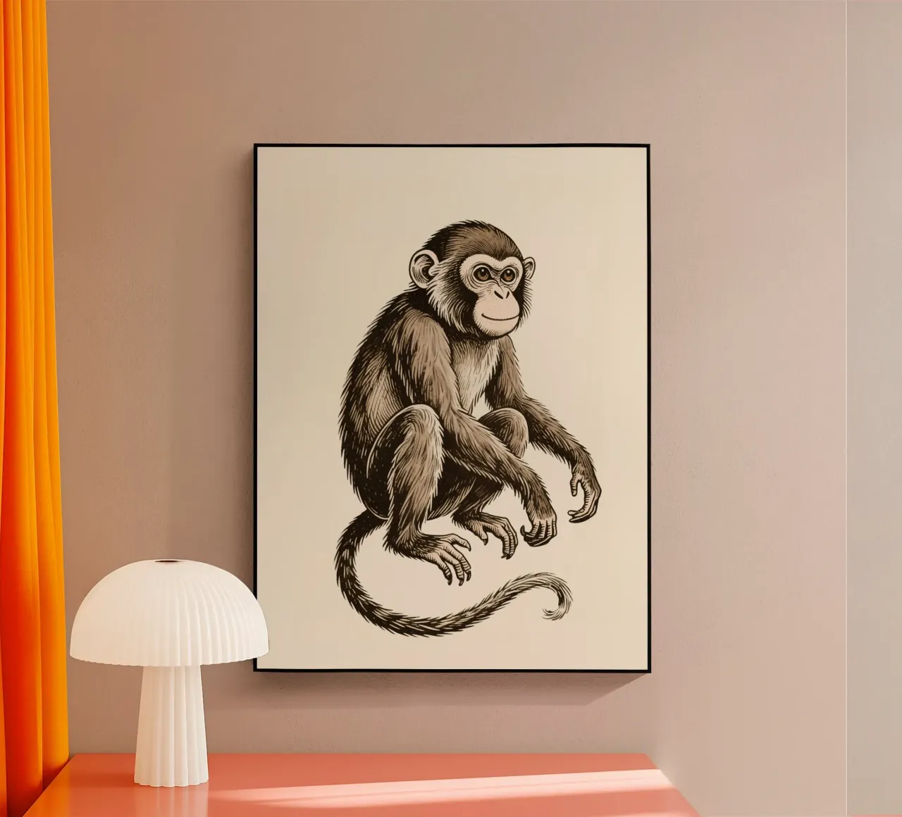 Monkey plexiglass da knowledge