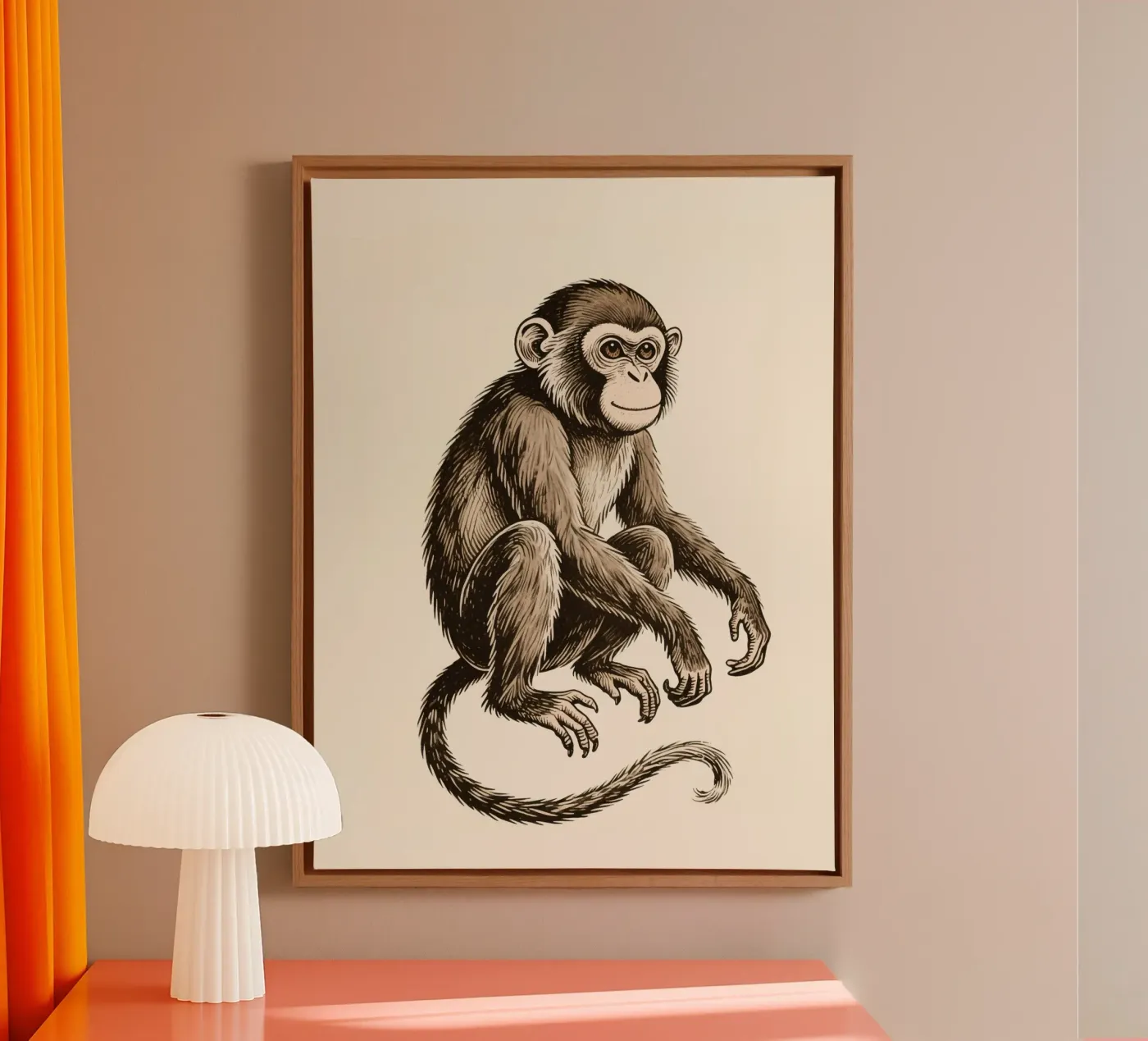 Monkey canvas by knowledge