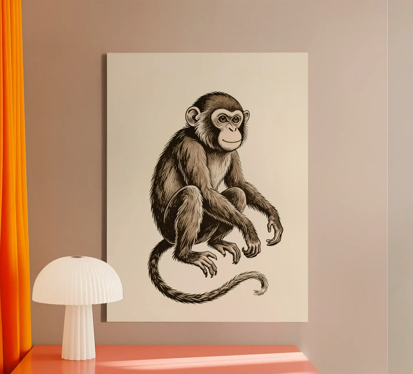 Monkey canvas by knowledge