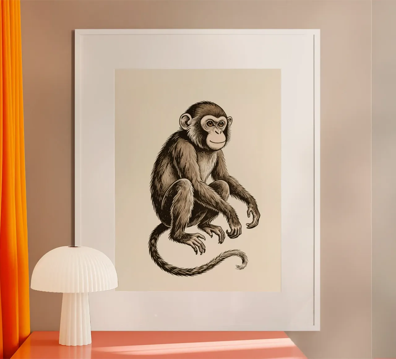 Monkey poster by knowledge