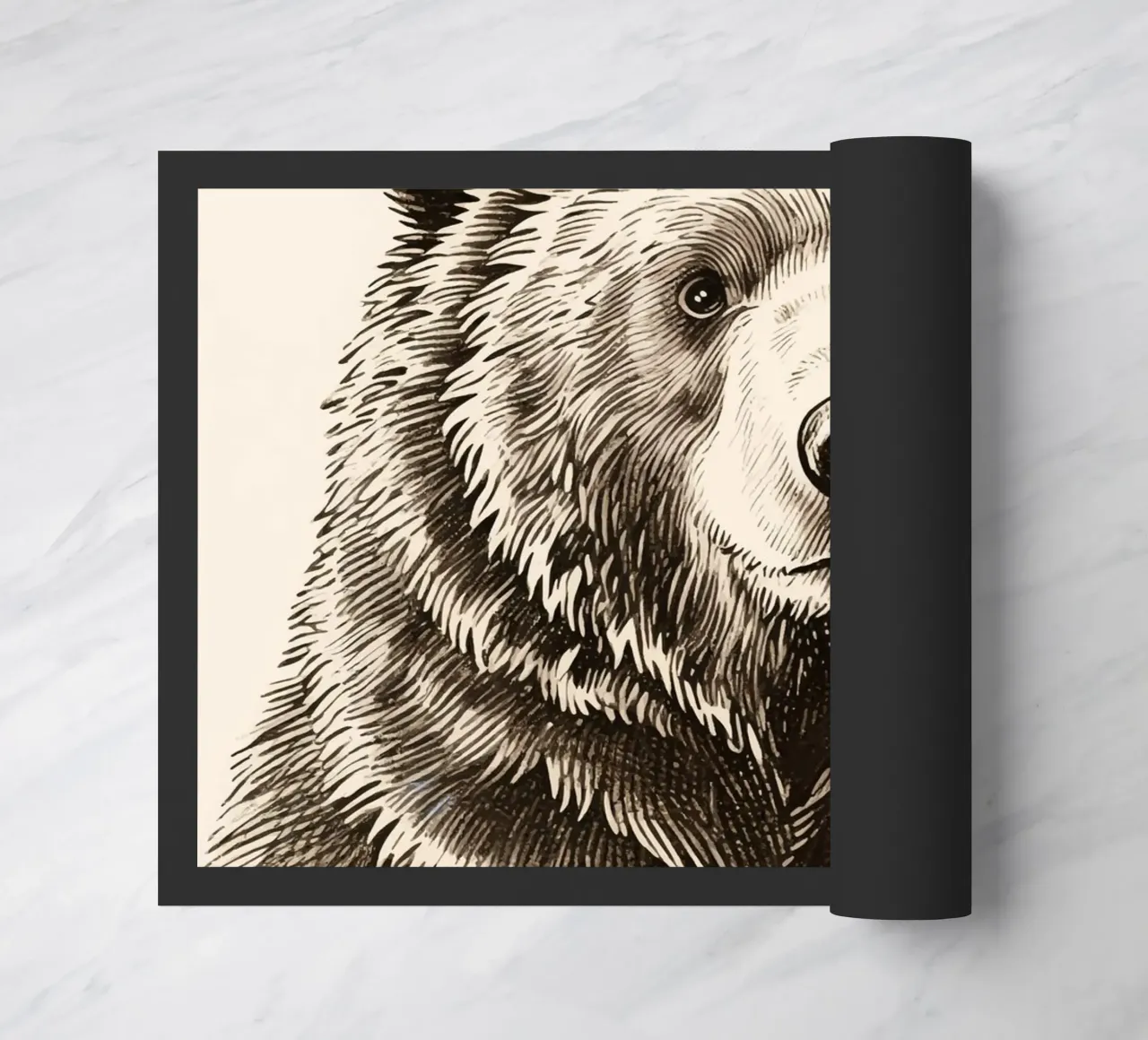 Bear doormat by knowledge