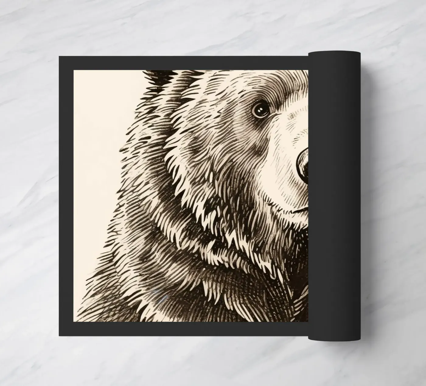 Bear doormat by knowledge