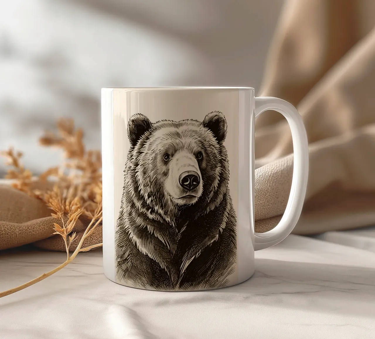 Orso tazza in ceramica da knowledge