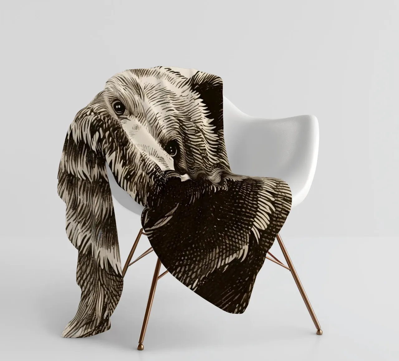 Bear Fleecedecke von knowledge