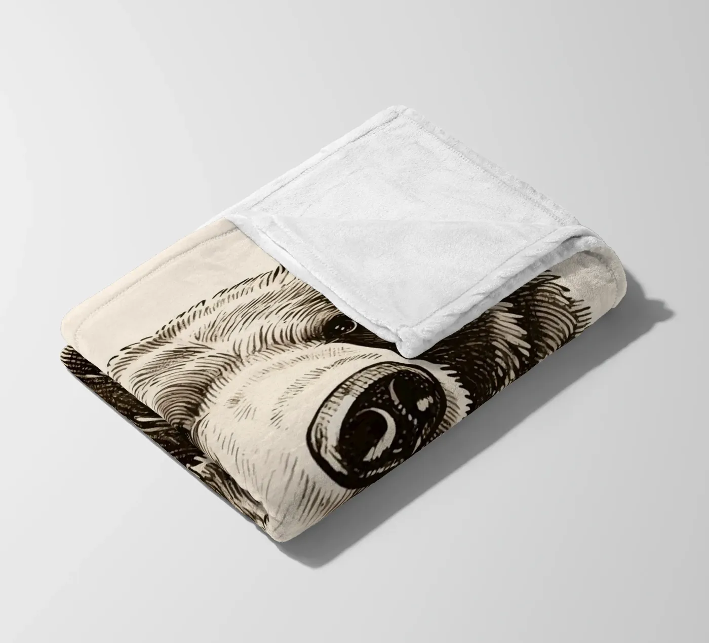 Bear Fleecedecke von knowledge