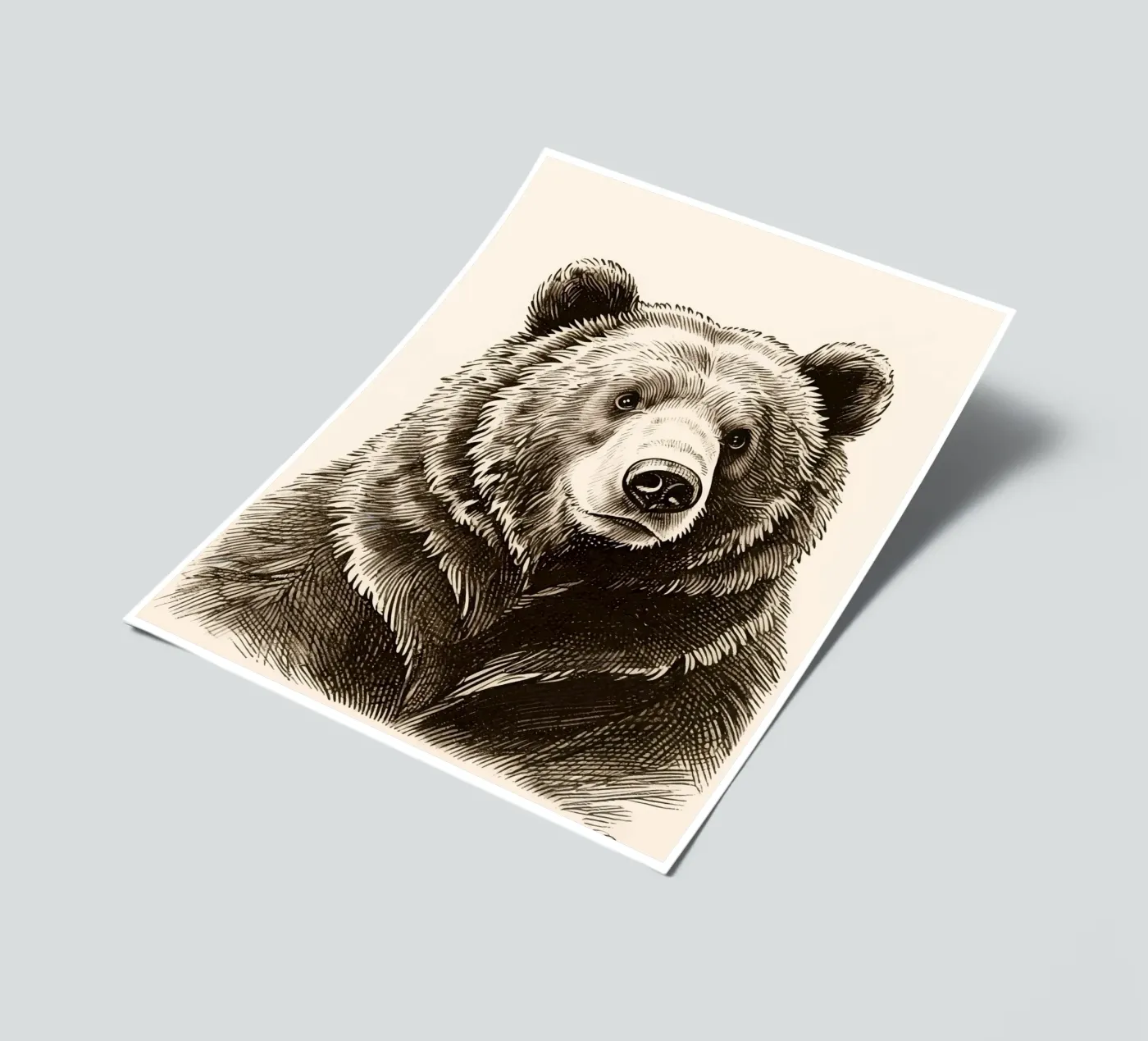 Bear foglio adesivo da knowledge