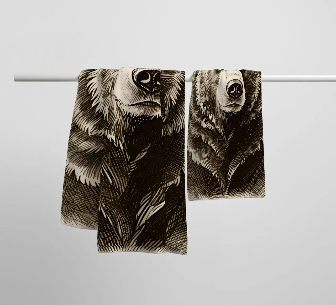 Bear towel by knowledge