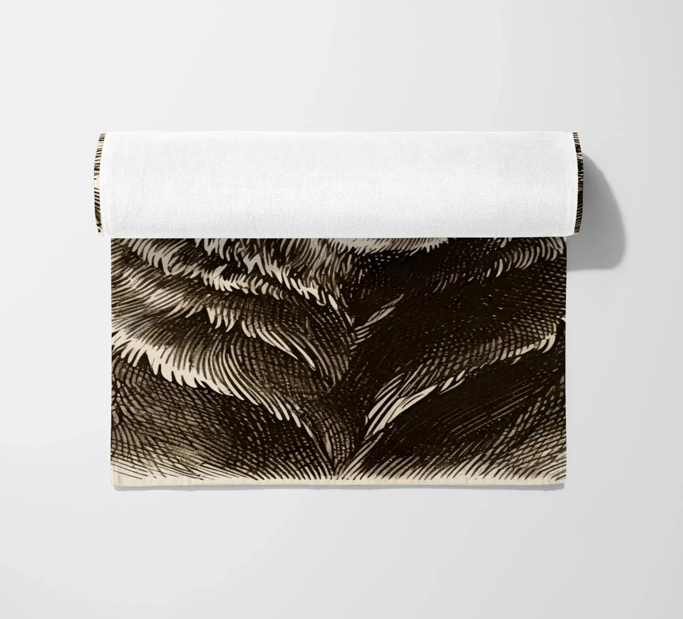 Bear beach towel by knowledge