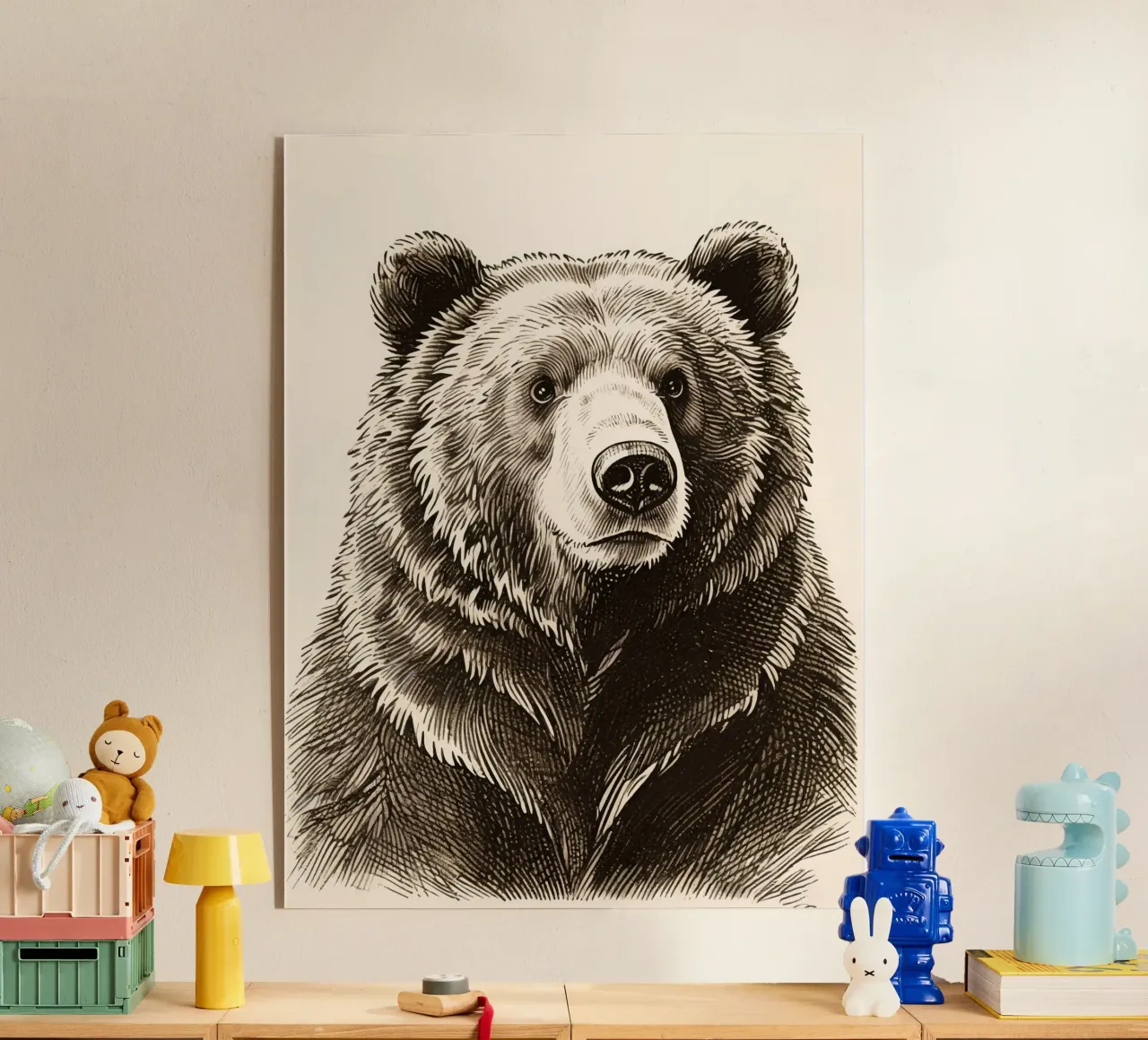 Orso plexiglass da knowledge