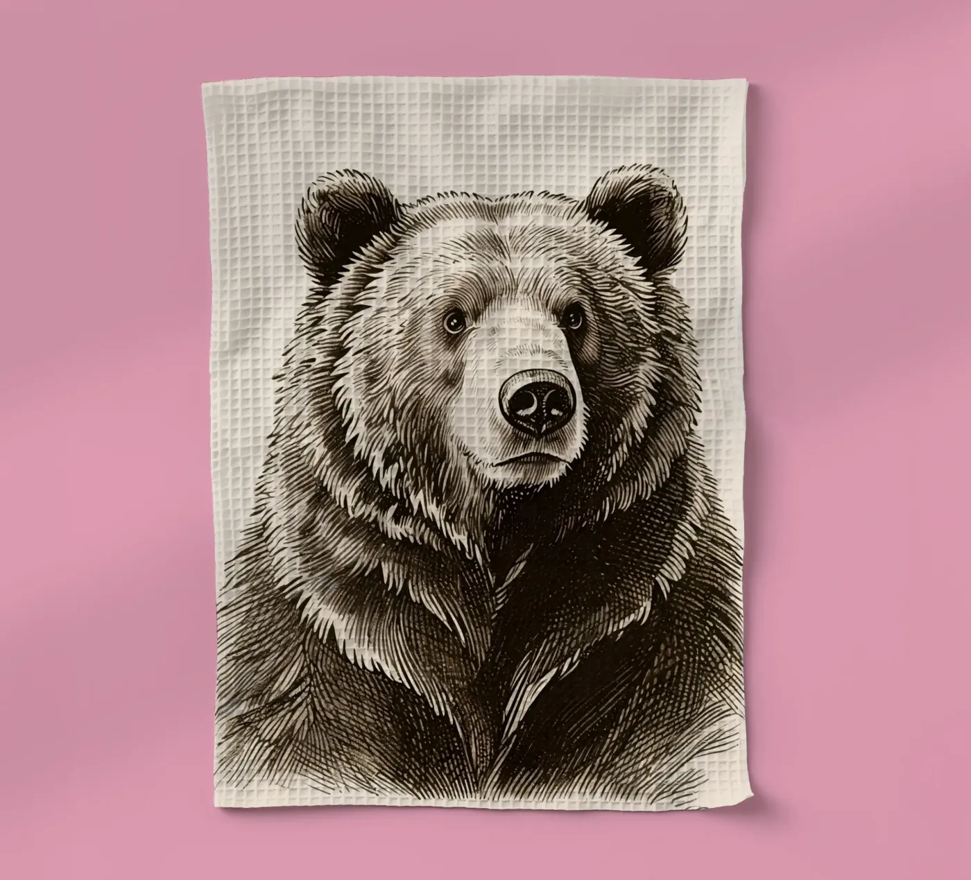 Bär Geschirrtuch von knowledge