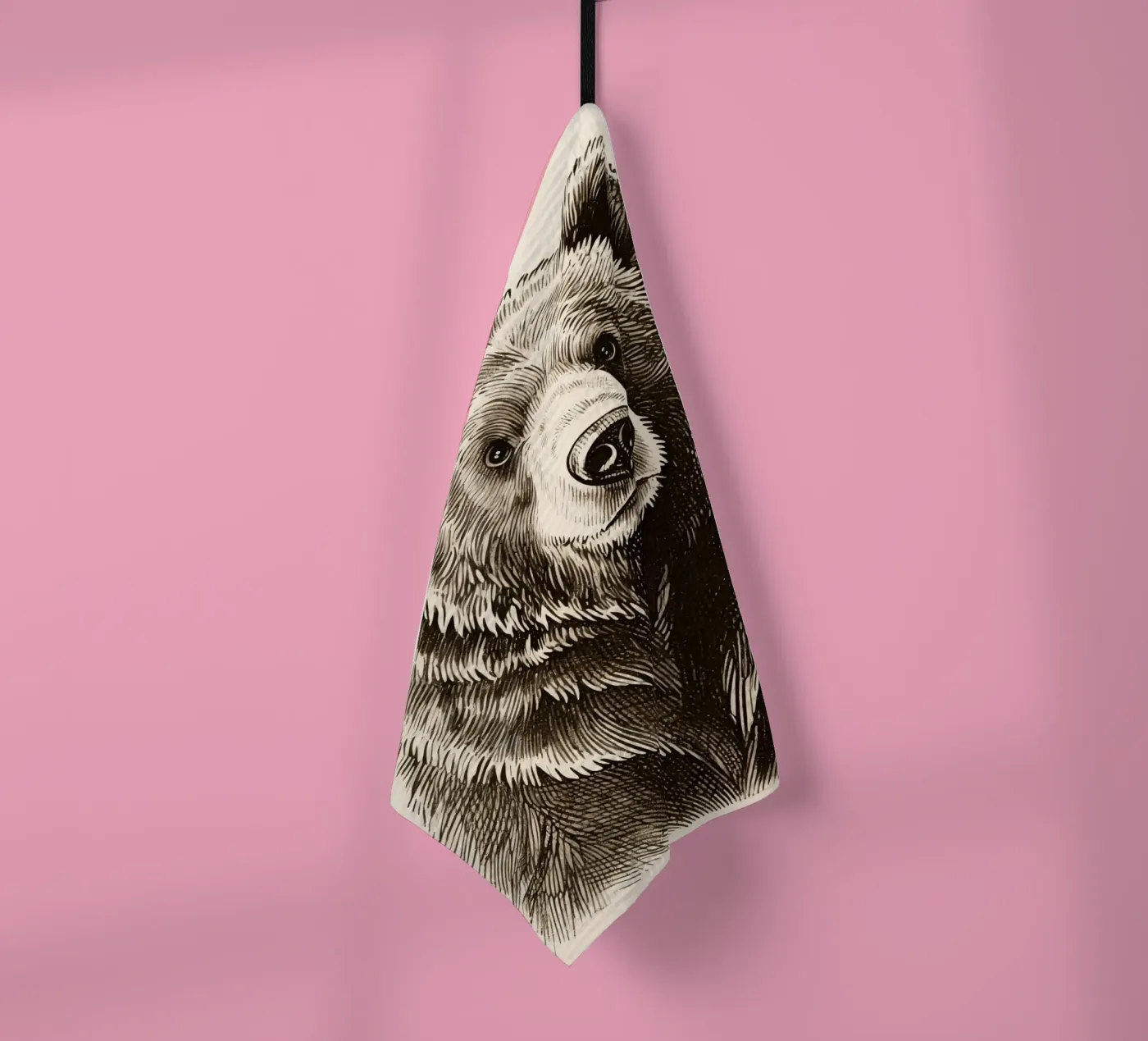 Bär Geschirrtuch von knowledge