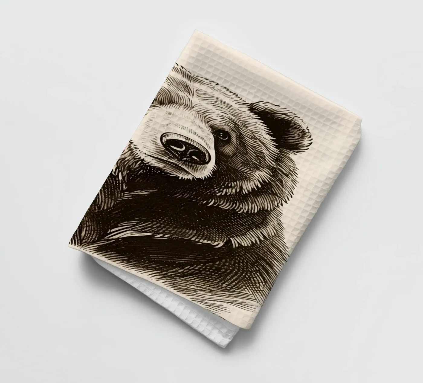 Bär Geschirrtuch von knowledge