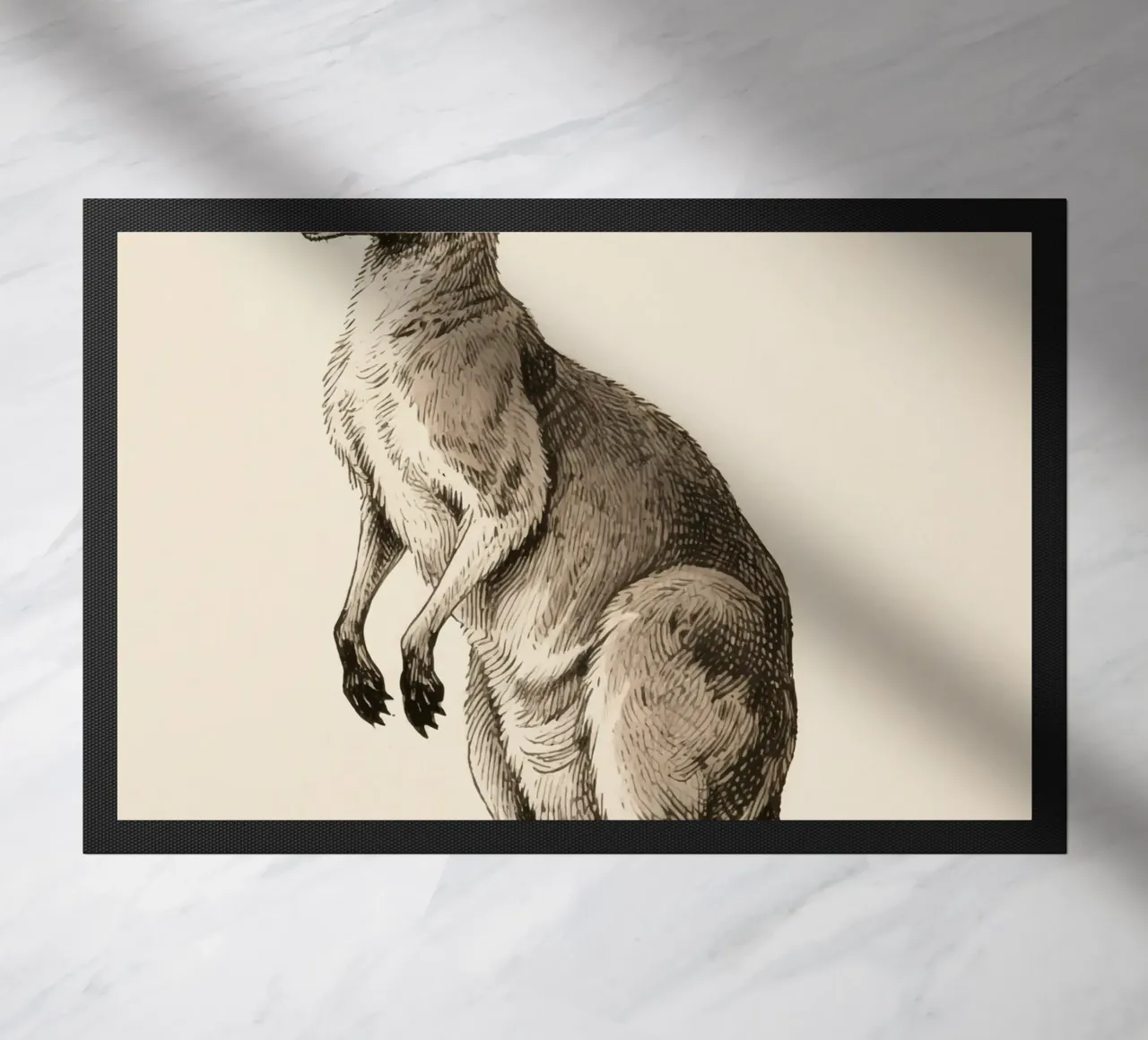 Kangaroo doormat by knowledge