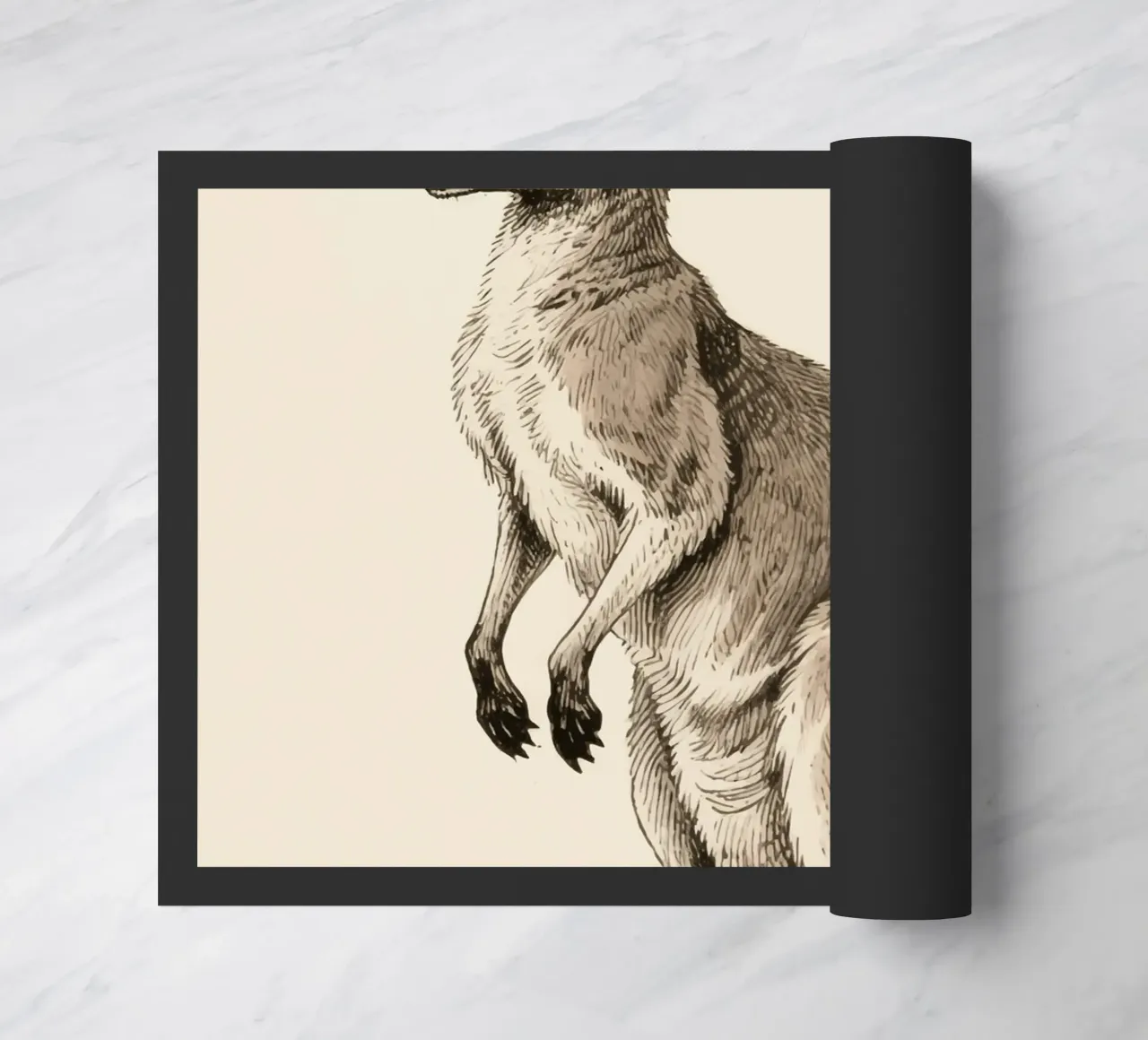Kangaroo doormat by knowledge