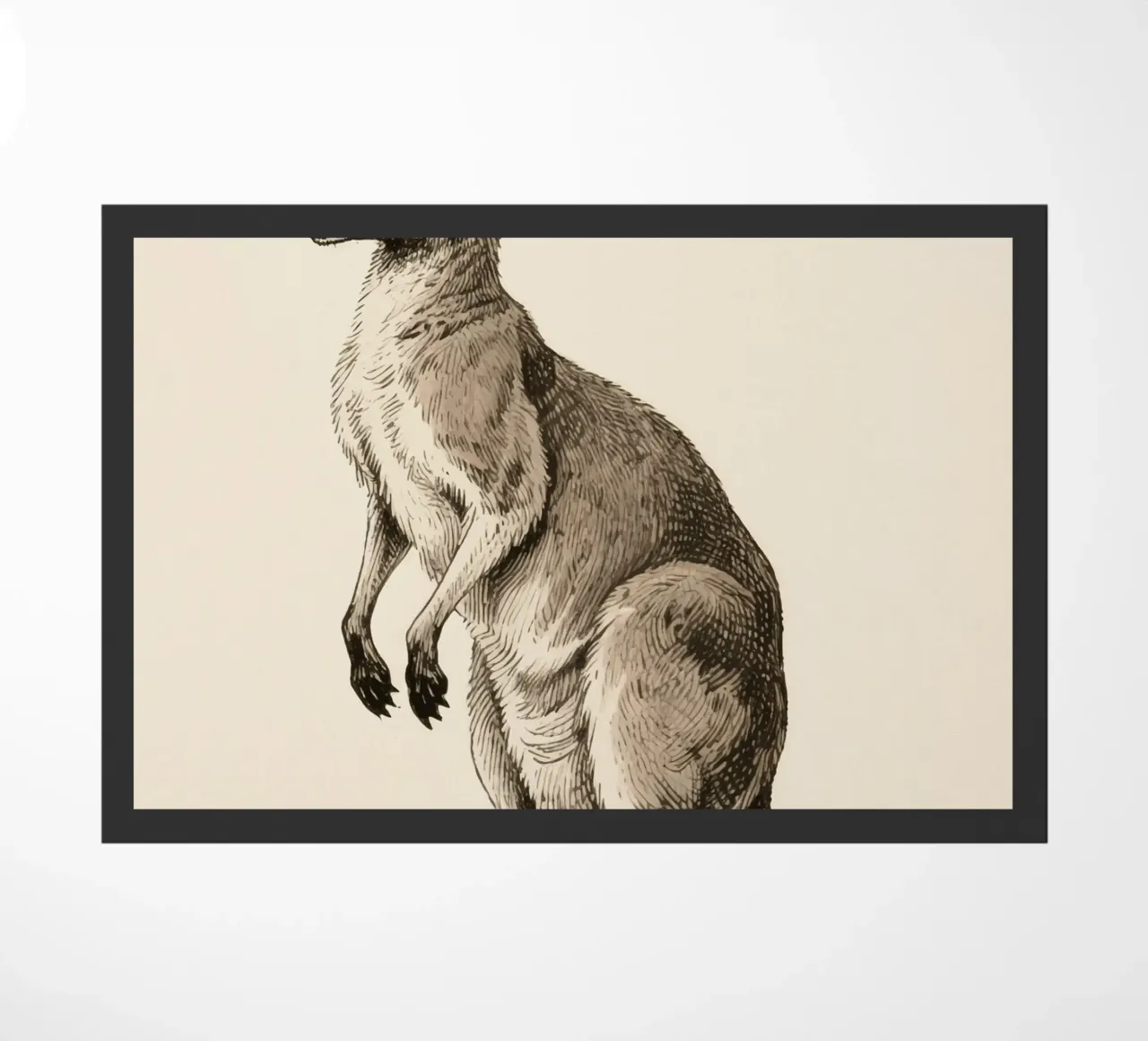 Kangaroo doormat by knowledge