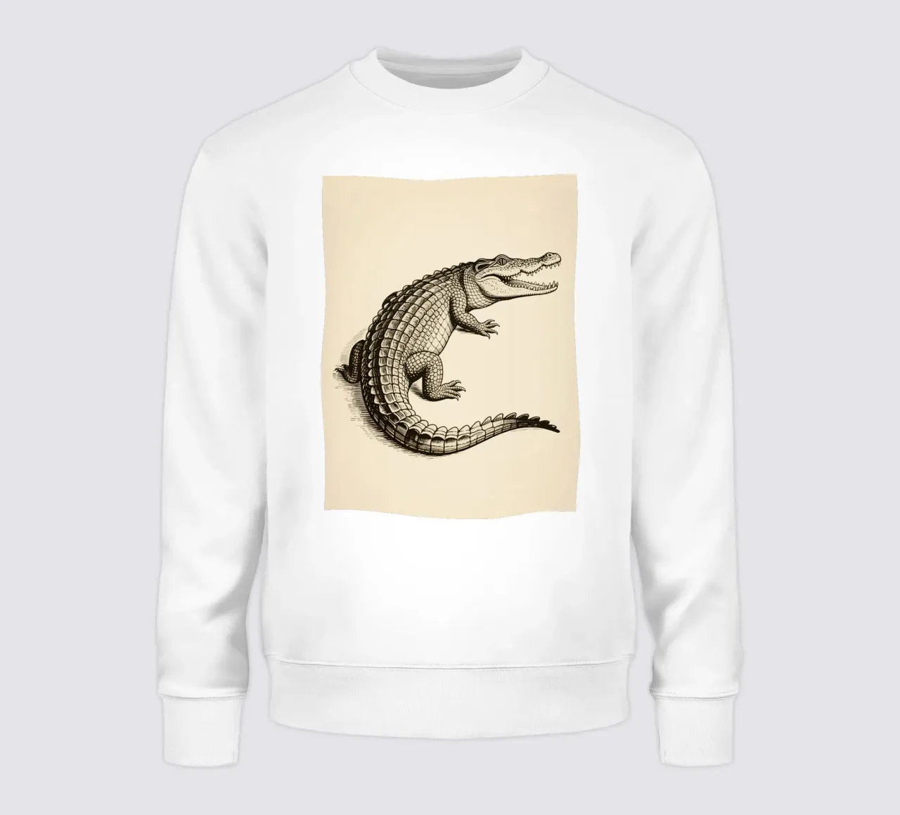 Crocodile felpa da knowledge
