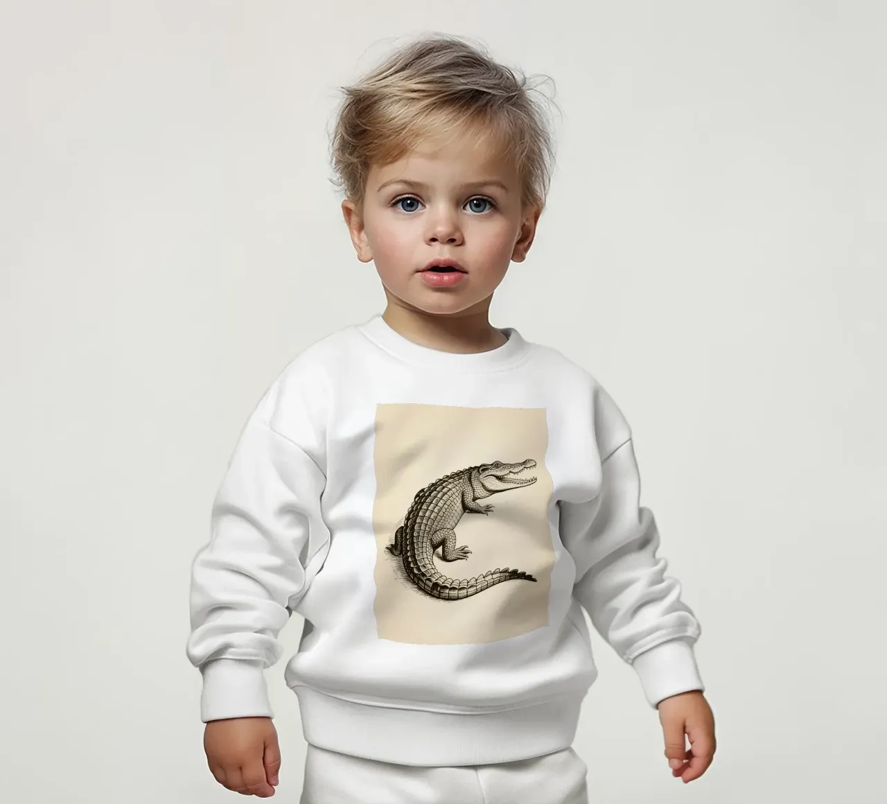 Crocodile felpa neonato da knowledge