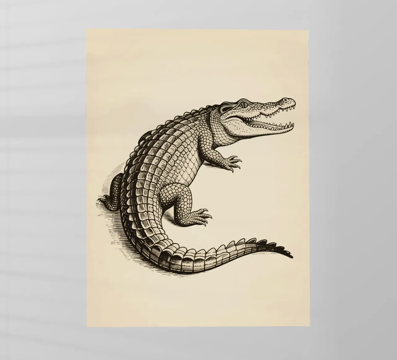 Crocodile pellicola backlit da knowledge