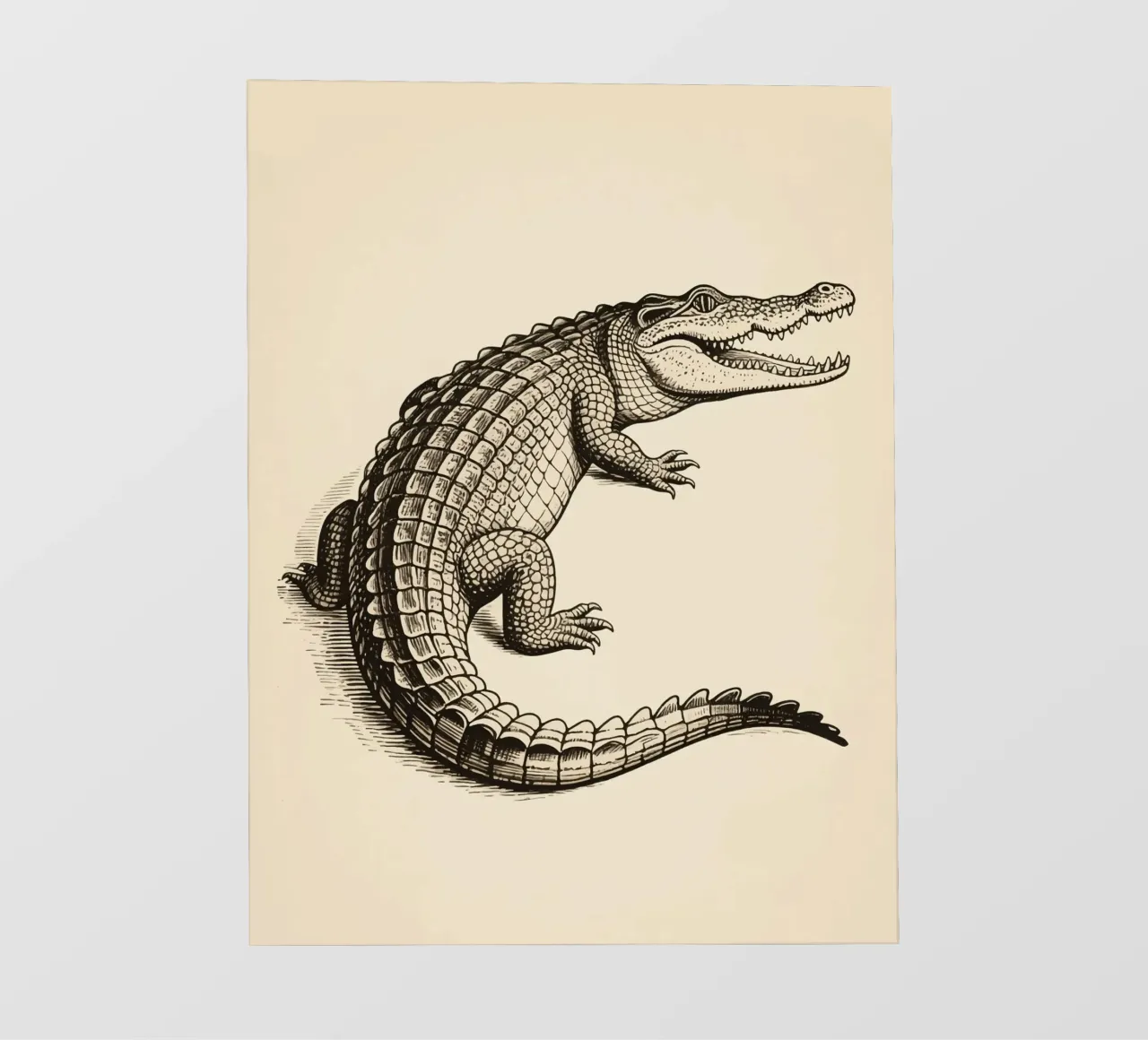 Crocodile pellicola backlit da knowledge