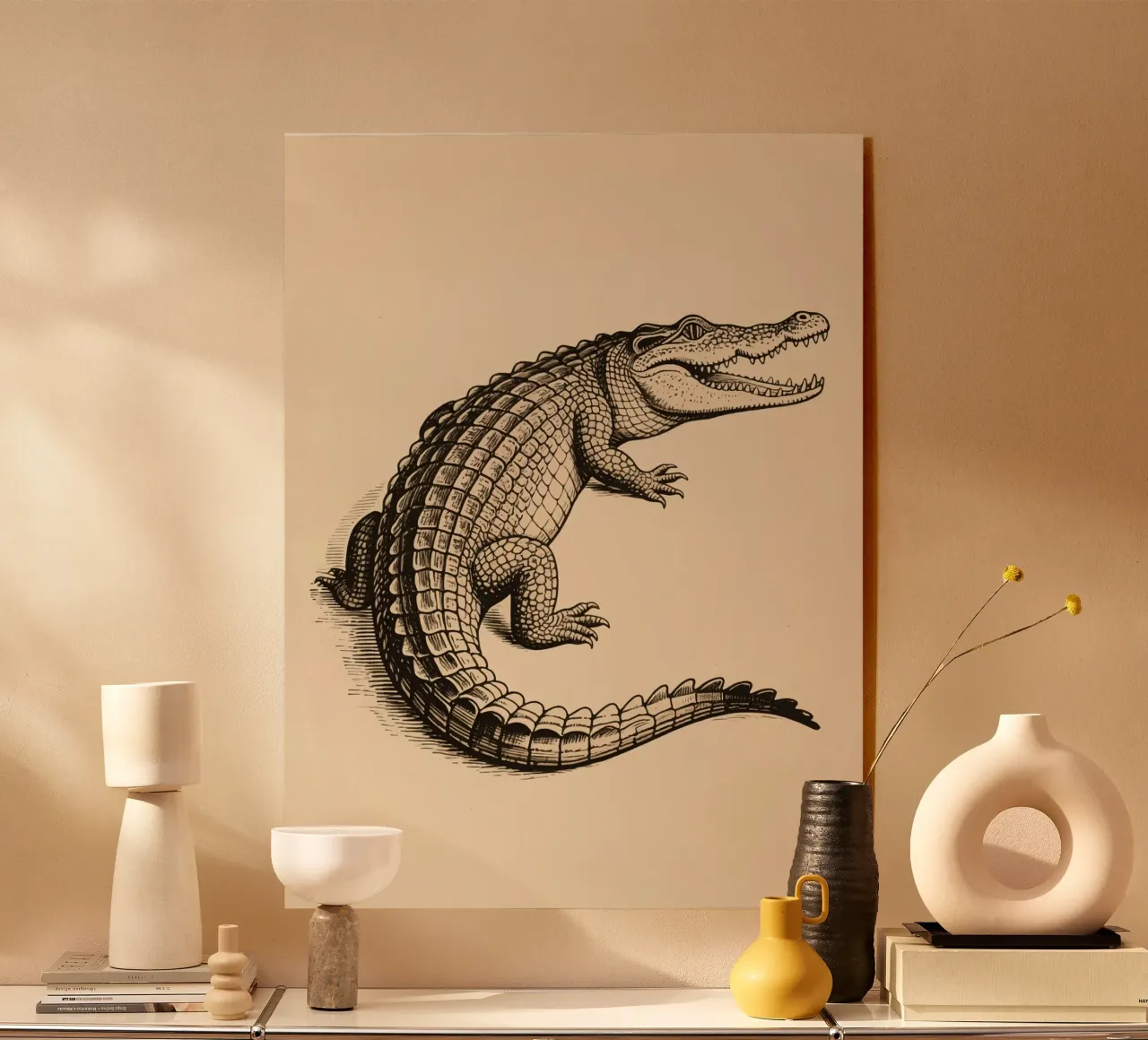 Crocodile plexiglass da knowledge