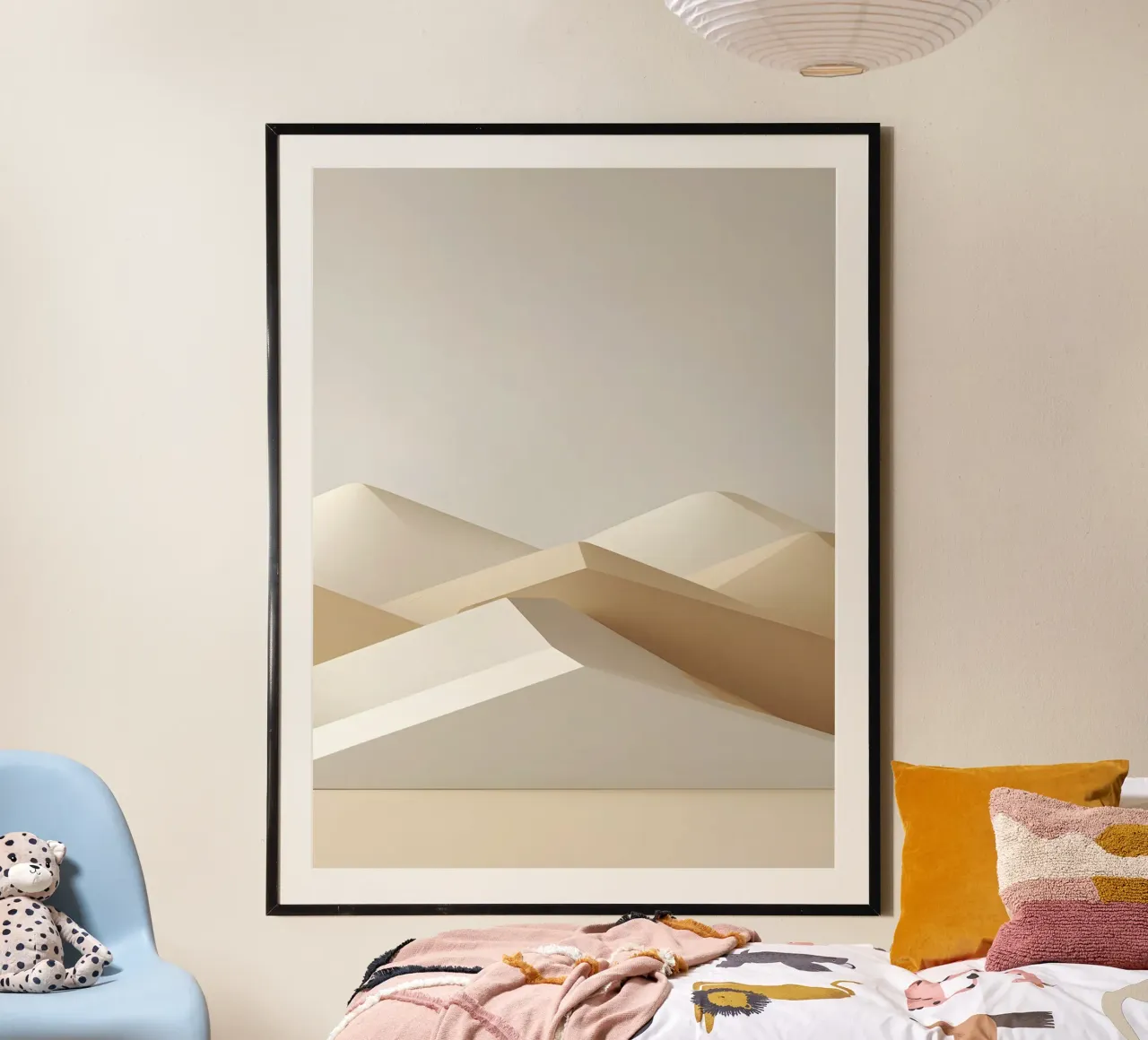 Linea Horizon poster con telaio in plastica da The Green Room