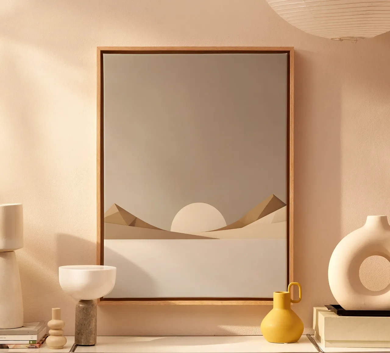 Linea Horizon tela con Cornice a cassetta da The Green Room