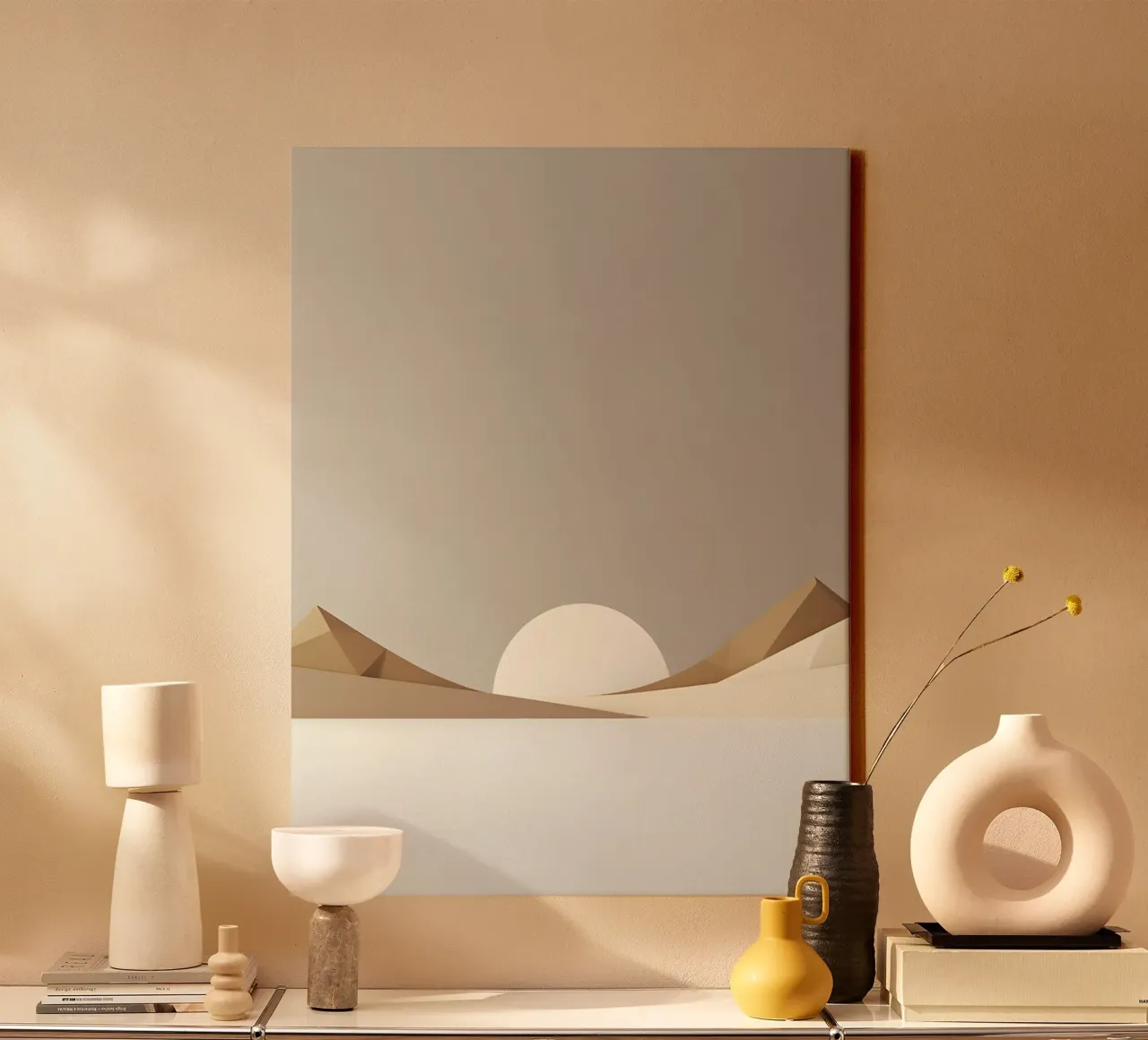 Linea Horizon tela con Cornice a cassetta da The Green Room