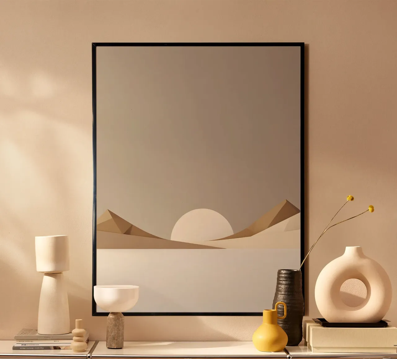 Linea Horizon poster con telaio in plastica da The Green Room