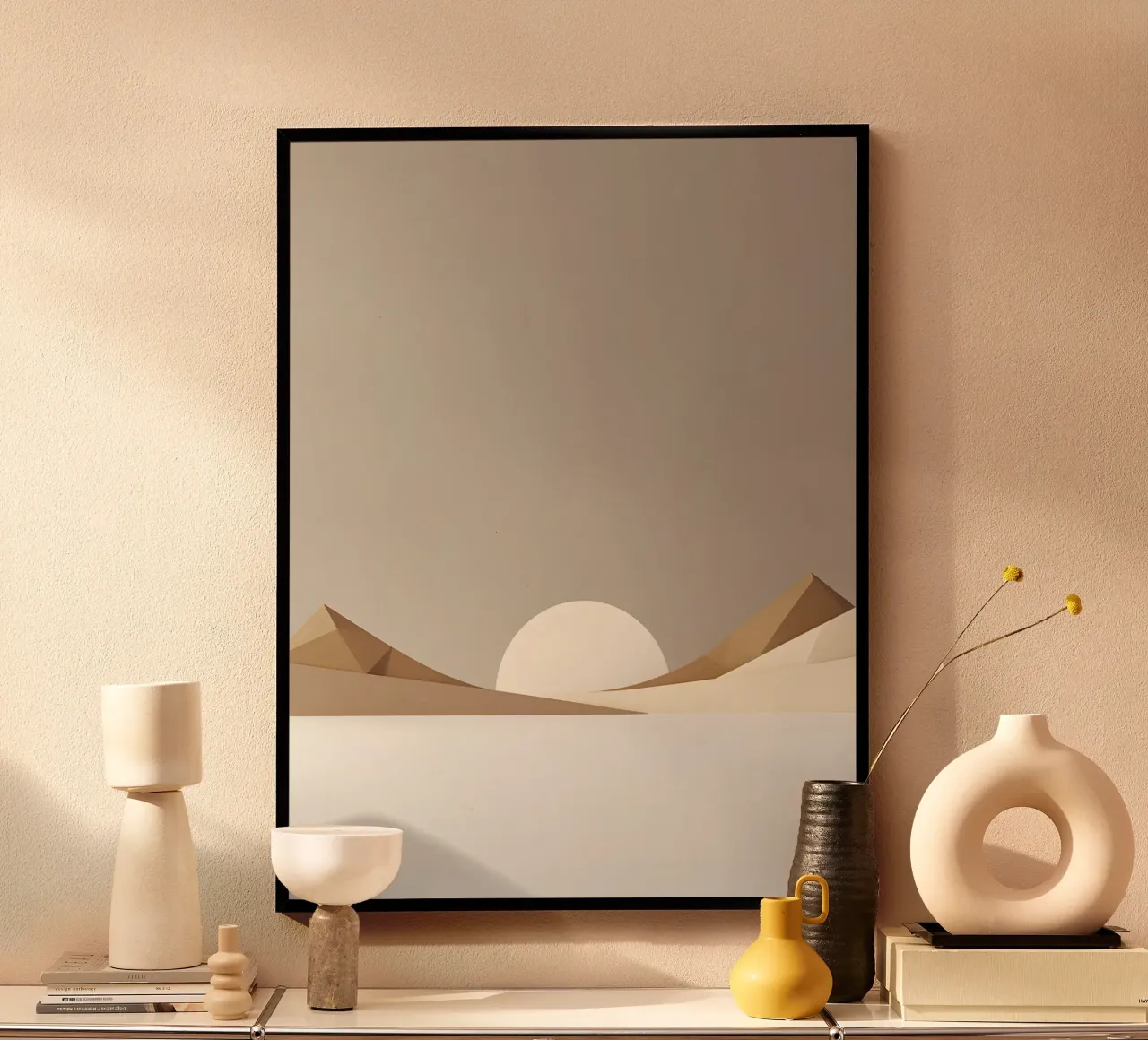Linea Horizon poster con telaio in plastica da The Green Room